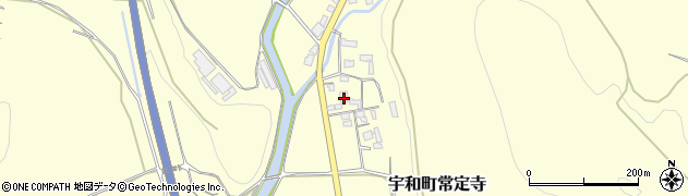 愛媛県西予市宇和町常定寺382周辺の地図