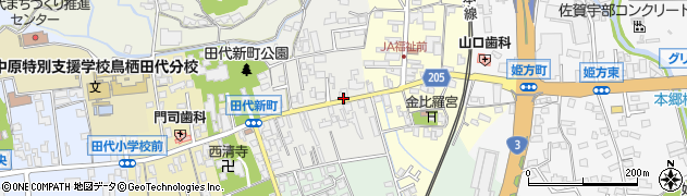 佐賀県鳥栖市田代新町177周辺の地図
