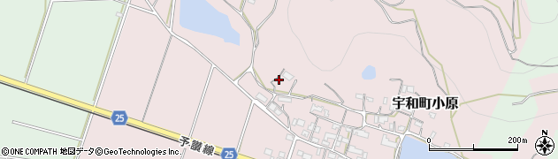 愛媛県西予市宇和町小原950周辺の地図