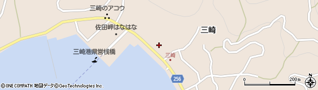愛媛県西宇和郡伊方町三崎1623周辺の地図