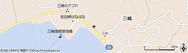 愛媛県西宇和郡伊方町三崎1621周辺の地図