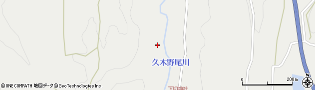 久木野尾川周辺の地図