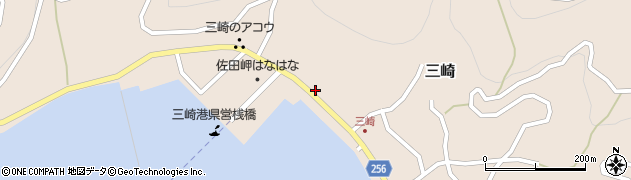 愛媛県西宇和郡伊方町三崎1663周辺の地図