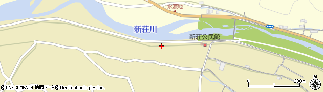 新荘川周辺の地図