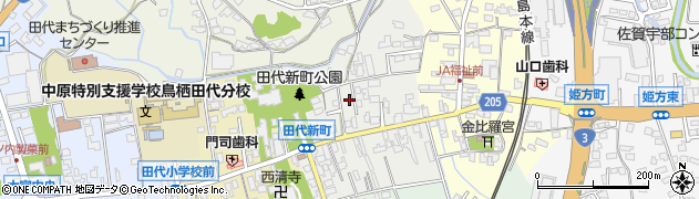 佐賀県鳥栖市田代新町154周辺の地図