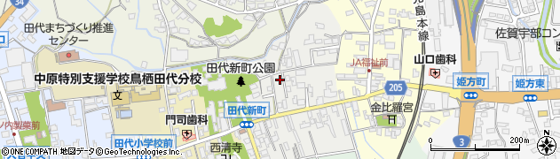 佐賀県鳥栖市田代新町156周辺の地図