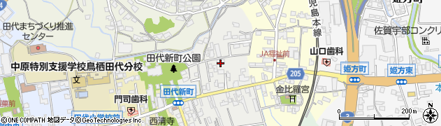 佐賀県鳥栖市田代新町164周辺の地図