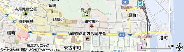 高知県須崎市鍛治町周辺の地図