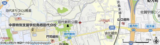 佐賀県鳥栖市田代新町184周辺の地図
