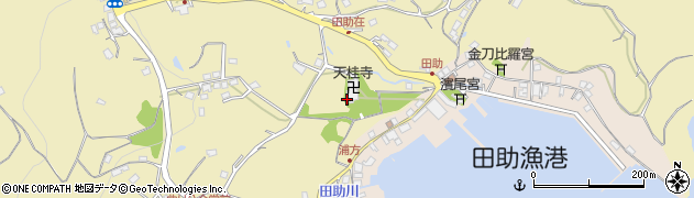 天桂寺周辺の地図