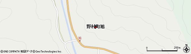 愛媛県西予市野村町旭周辺の地図
