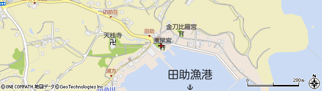 長崎県平戸市田助町周辺の地図
