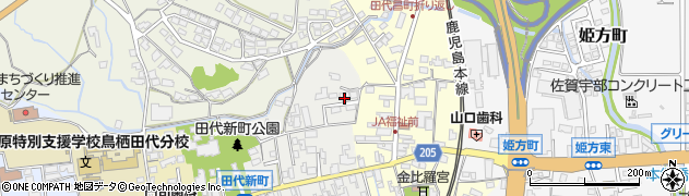 佐賀県鳥栖市田代新町188周辺の地図
