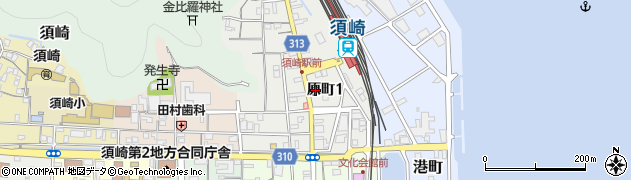 尾崎呉服店周辺の地図