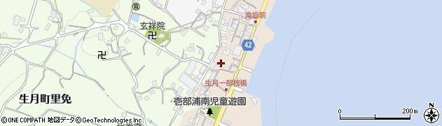 長崎県平戸市生月町壱部浦周辺の地図