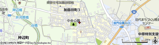 佐賀県鳥栖市加藤田町周辺の地図