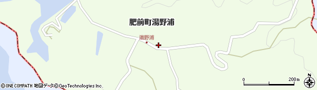 佐賀県唐津市肥前町湯野浦606周辺の地図