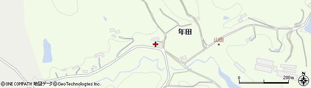 大分県杵築市熊野3543周辺の地図