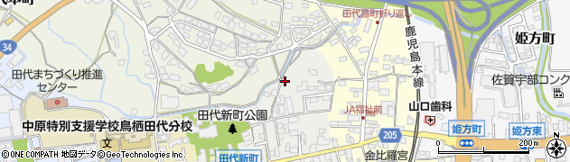佐賀県鳥栖市田代新町192周辺の地図