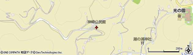 神崎公民館周辺の地図