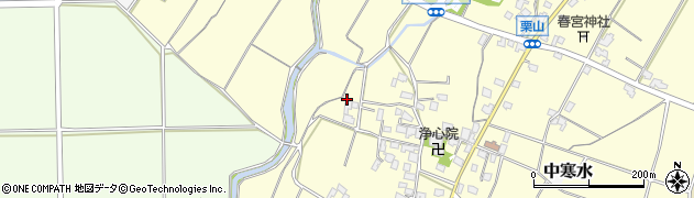 福岡県朝倉市平塚605周辺の地図