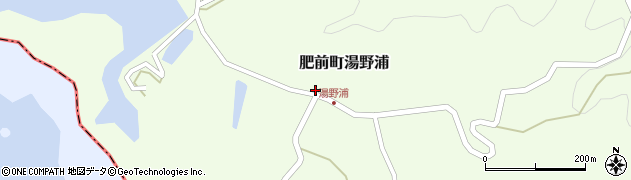 佐賀県唐津市肥前町湯野浦609周辺の地図