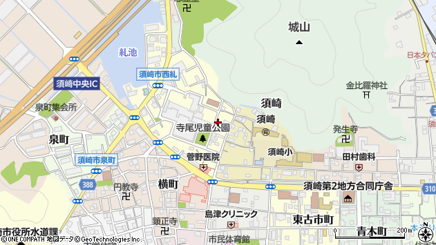 〒785-0012 高知県須崎市西糺町の地図