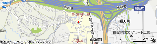 佐賀県鳥栖市田代昌町周辺の地図