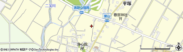 福岡県朝倉市平塚796周辺の地図