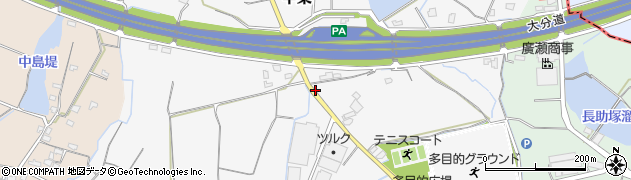 福岡県三井郡大刀洗町甲条1262周辺の地図