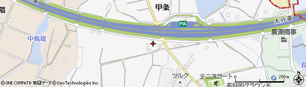 福岡県三井郡大刀洗町甲条1647周辺の地図