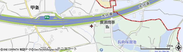 福岡県三井郡大刀洗町甲条1408周辺の地図