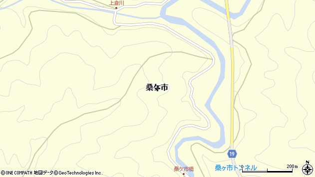 〒785-0412 高知県高岡郡津野町桑ケ市の地図