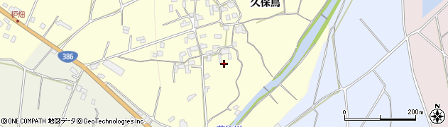 福岡県朝倉市三奈木2016周辺の地図
