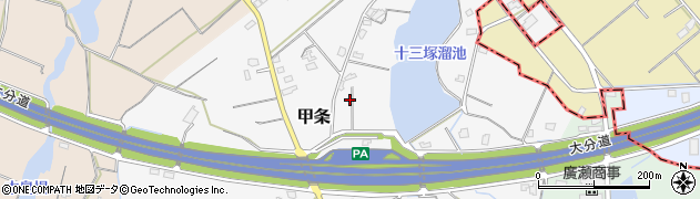 福岡県三井郡大刀洗町甲条1546周辺の地図