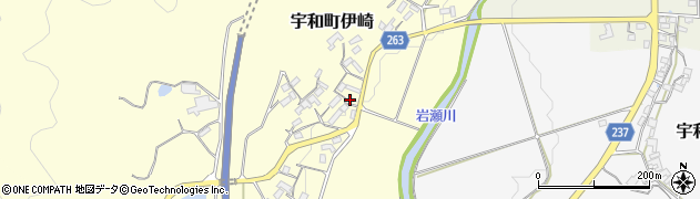 愛媛県西予市宇和町伊崎410周辺の地図
