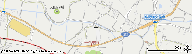 大分県杵築市日野野田2264周辺の地図