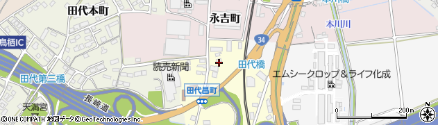 佐賀県鳥栖市田代昌町462周辺の地図