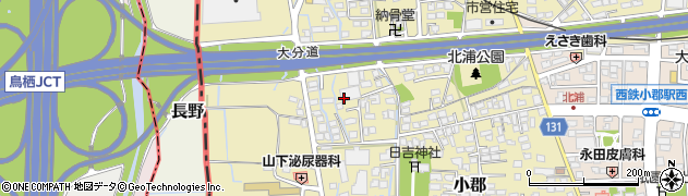 株式会社カクイックスアメニティ　九北営業所周辺の地図