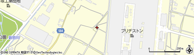福岡県朝倉市平塚1376周辺の地図