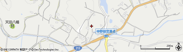 大分県杵築市日野野田2223周辺の地図