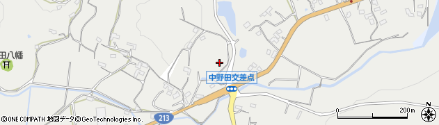 大分県杵築市日野野田2188周辺の地図