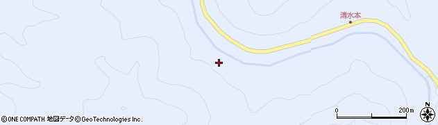 鶴河内川周辺の地図