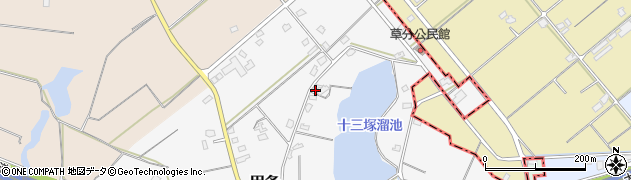 福岡県三井郡大刀洗町甲条1533周辺の地図