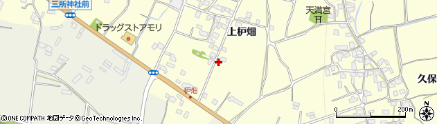 福岡県朝倉市上枦畑2293周辺の地図