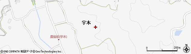 佐賀県唐津市宇木周辺の地図