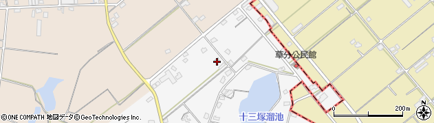 福岡県三井郡大刀洗町甲条1512周辺の地図