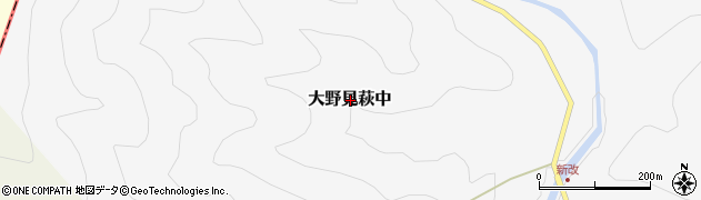 高知県高岡郡中土佐町大野見萩中周辺の地図