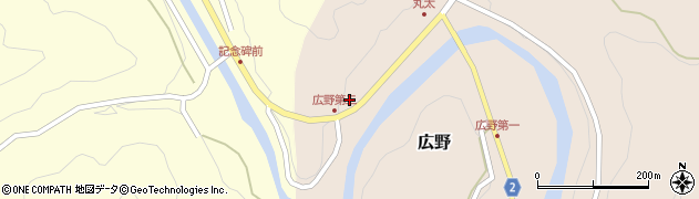 高知県高岡郡梼原町広野79周辺の地図