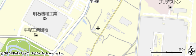 福岡県朝倉市平塚1121周辺の地図